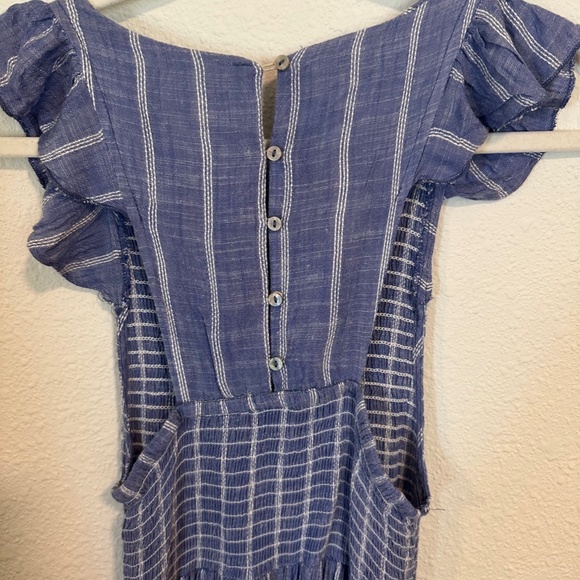 Free People Chambray Butterflies Midi Dress (XS) - Picture 4 of 5